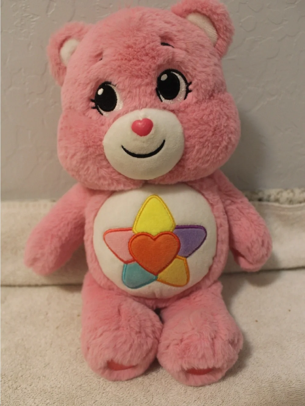 2022 Care Bear True Heat Bear Pink Stuffed Animals Cuddle Plush Doll 13